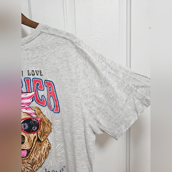 Simply Southern Gray Dog T-Shirt - Picture 3 of 9